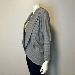Wilfred Aritzia Diderot Sweater Open front cocoon Cardigan in Heather grey XS